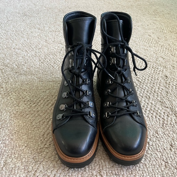 Marc Fisher Shoes - Marc Fisher Black Lace Up Boots